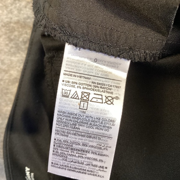 Old Navy High-Waisted Pixie Skinny Ankle Pants Jet Black Size 0 Style 551152 - Picture 12 of 14